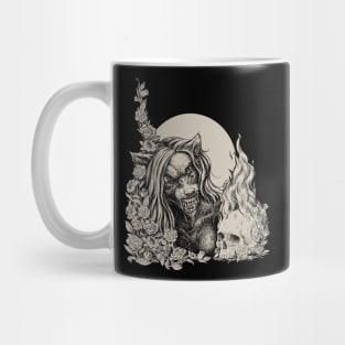 Female Werewolf Mug